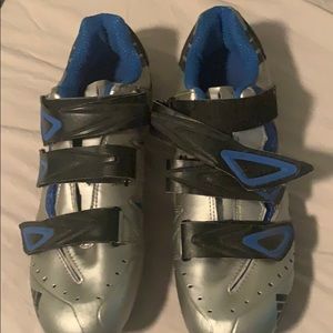 Men’s cycling shoes adidas size 9 blue grey great
